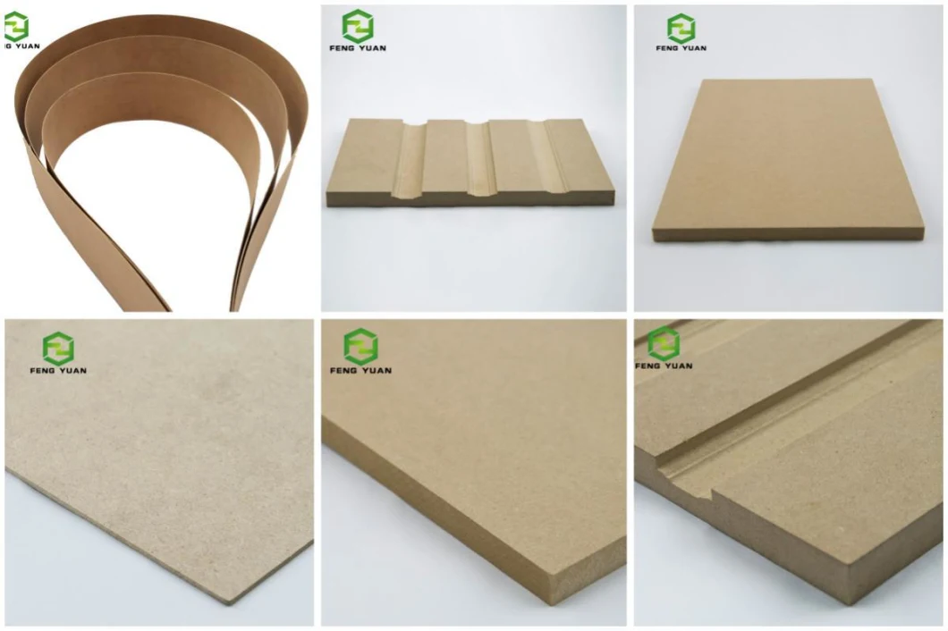 Wholesale 4X8 1.8mm 2.5mm 3mm 18mm 15mm Thin Plain MDF Board Wood MDF Sheet Plain Raw MDF